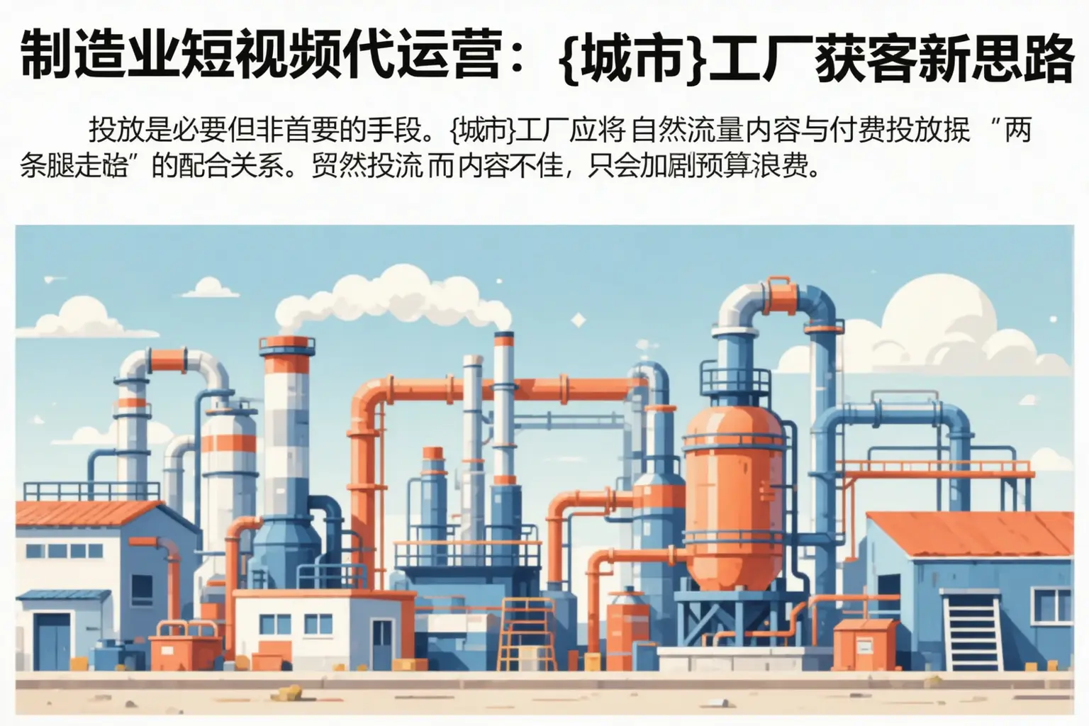制造业短视频代运营:果洛工厂获客新思路
